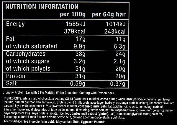 Warrior Crunch bars Box of 12