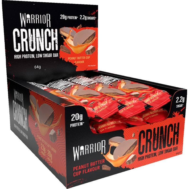 Warrior Crunch bars Box of 12