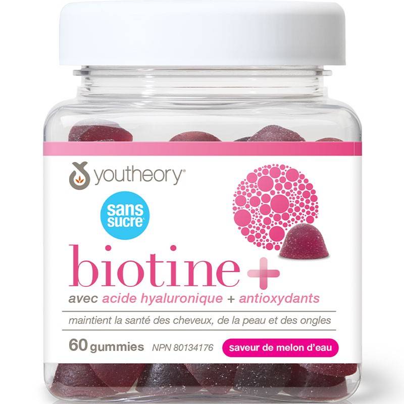 Youtheory Biotin+ 60 gummies