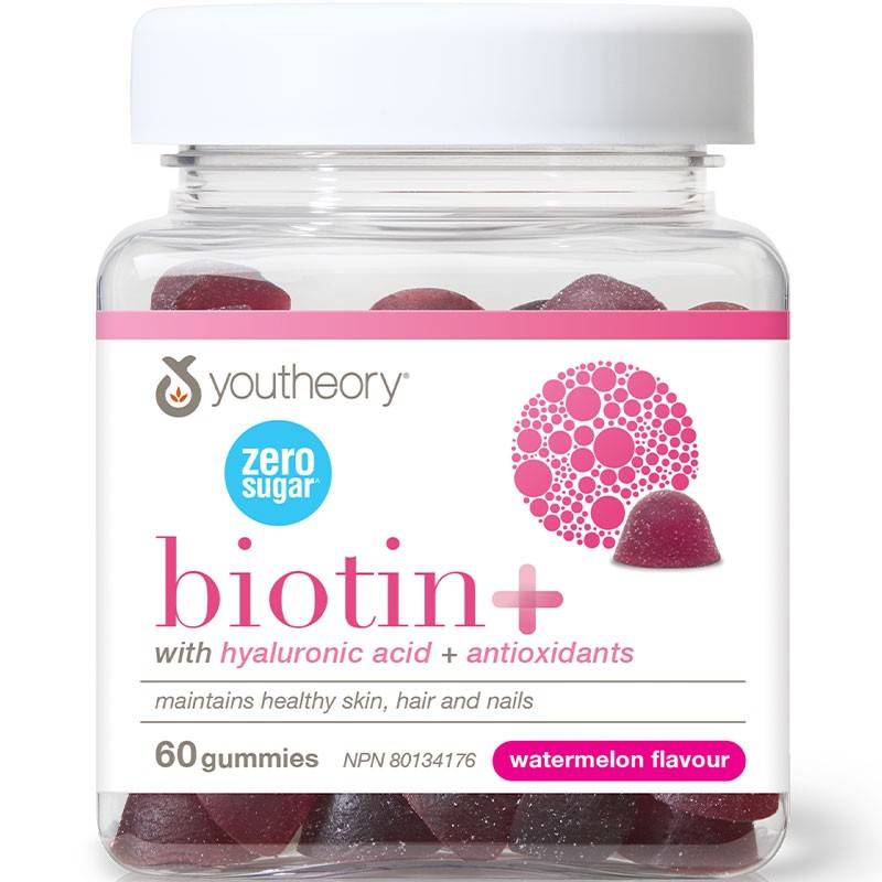 Youtheory Biotin+ 60 gummies