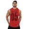 Popeye's Sleeveless Hoodie Mutant 05 Red