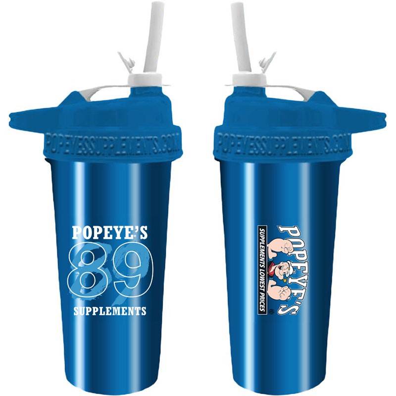 Popeye's Stainless Steel 25oz Flip-N-Sip Shaker