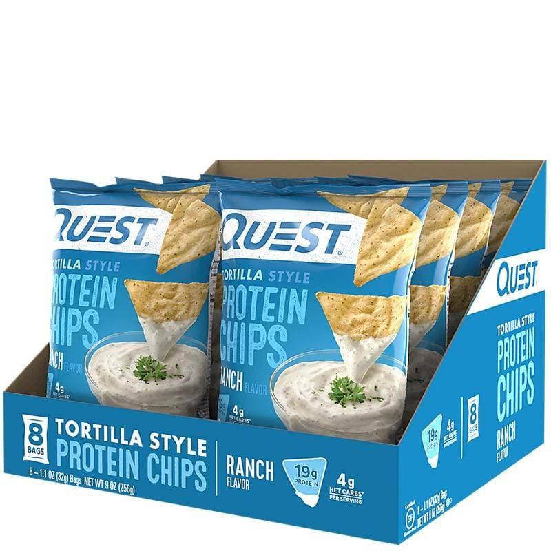 Quest Tortilla Style Chips Box of 8